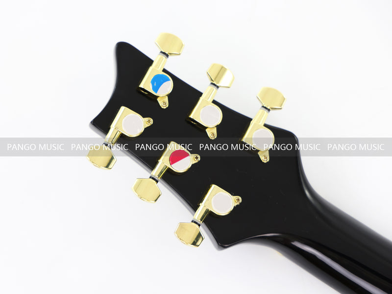 Pango Music PRS Style All Black Electric Guitar (PRS-002, Limited Edition, Fast Shipping, Tariff-free)