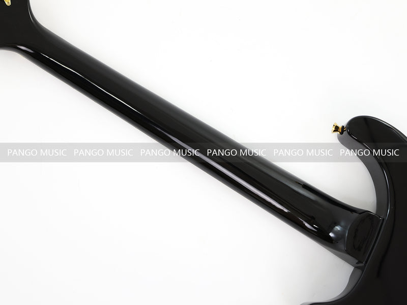 Pango Music PRS Style All Black Electric Guitar (PRS-002, Limited Edition, Fast Shipping, Tariff-free)