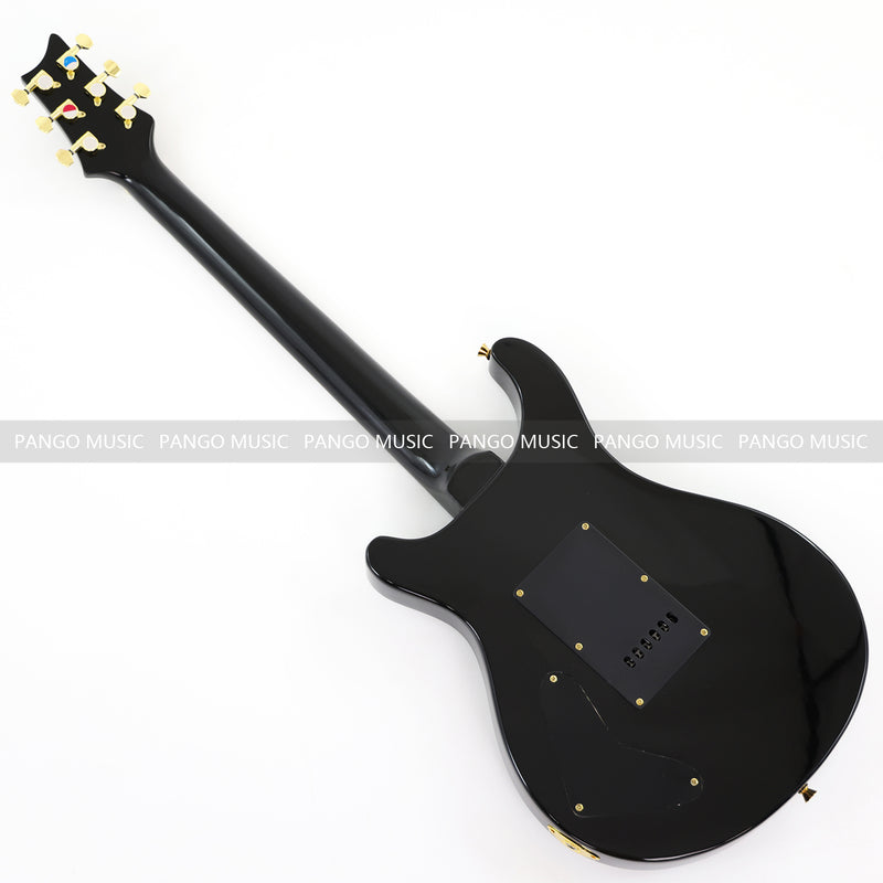 Pango Music PRS Style All Black Electric Guitar (PRS-002, Limited Edition, Fast Shipping, Tariff-free)