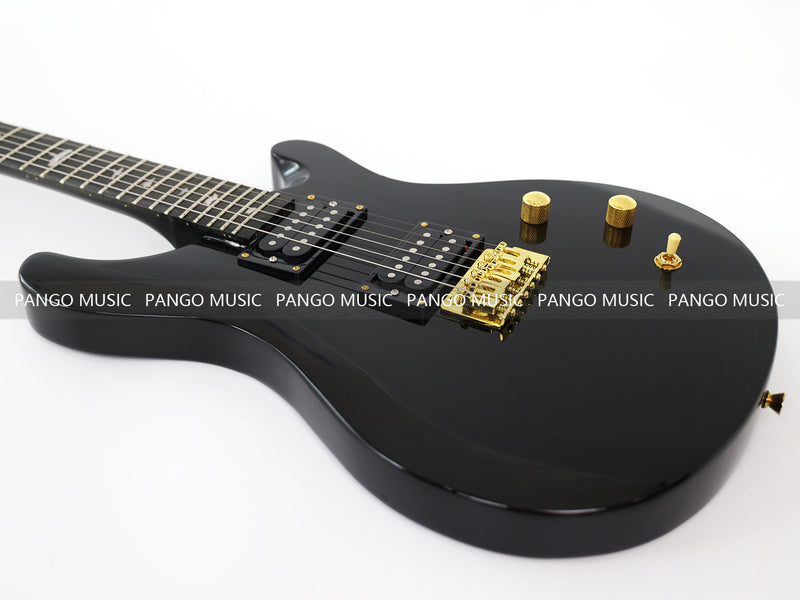 Pango Music PRS Style All Black Electric Guitar (PRS-002, Limited Edition, Fast Shipping, Tariff-free)