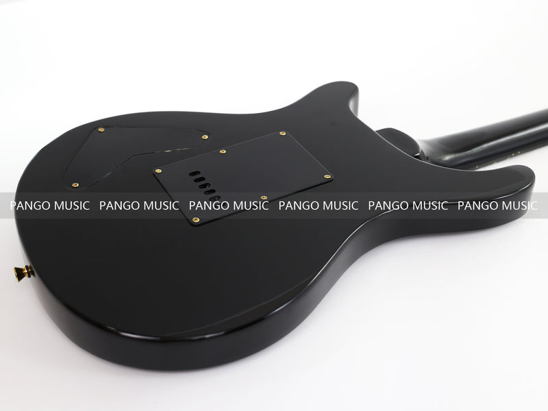 Pango Music PRS Style All Black Electric Guitar (PRS-002, Limited Edition, Fast Shipping, Tariff-free)