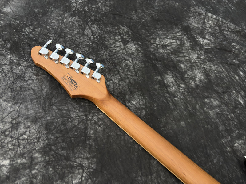 Pango Music Peacock Pattern ST-Style Electric Guitar with Roasted Maple Neck & 2-Point Tremolo (YMZ-239)