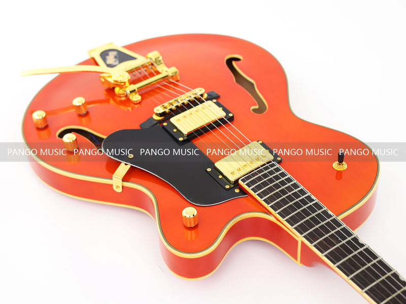 Pango Music Semi Hollow Thin Body Electric Guitar (GKS-160X, No Logo)