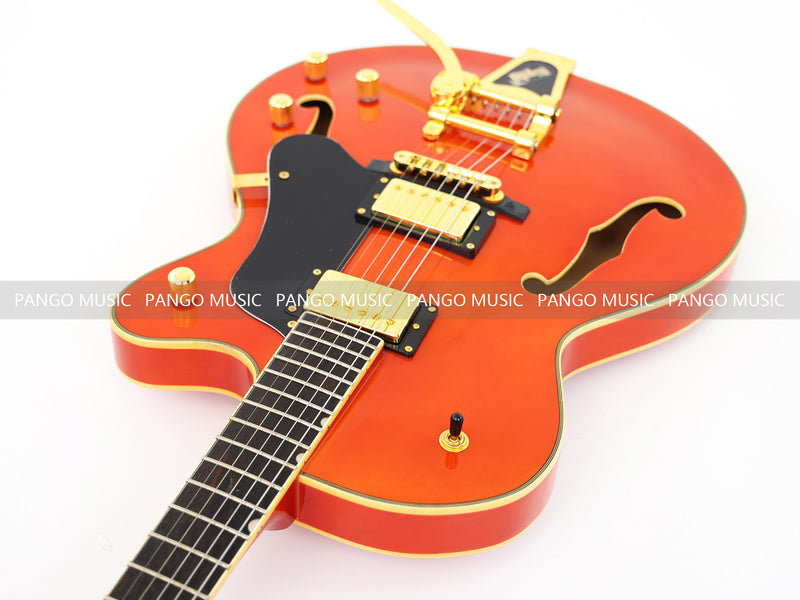 Pango Music Semi Hollow Thin Body Electric Guitar (GKS-160X, No Logo)
