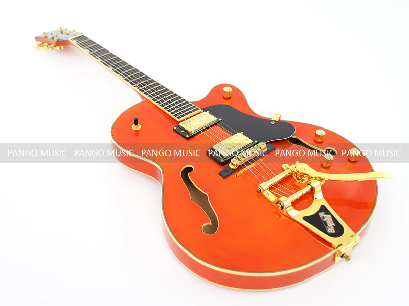 Pango Music Semi Hollow Thin Body Electric Guitar (GKS-160X, No Logo)
