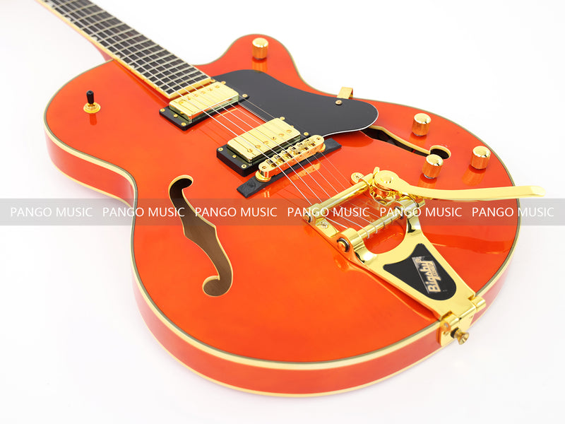 Pango Music Semi Hollow Thin Body Electric Guitar (GKS-160X, No Logo)