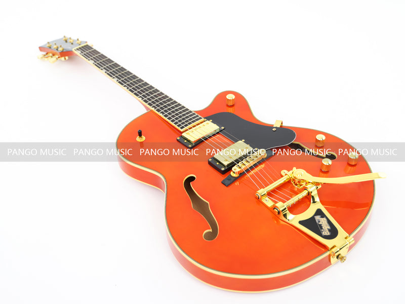 Pango Music Semi Hollow Thin Body Electric Guitar (GKS-160, No Logo)