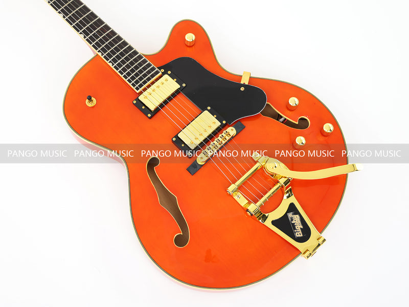 Pango Music Semi Hollow Thin Body Electric Guitar (GKS-160X, No Logo)