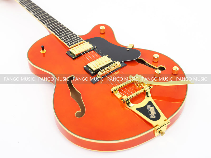 Pango Music Semi Hollow Thin Body Electric Guitar (GKS-160, No Logo)