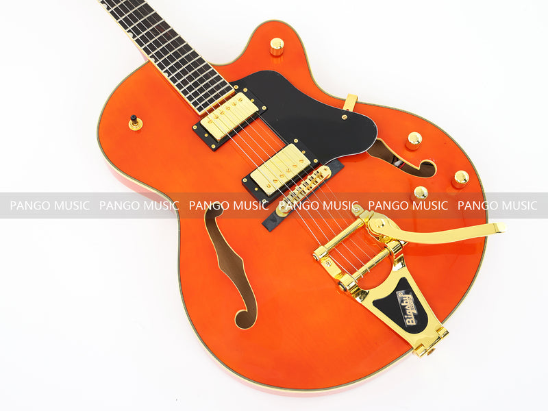 Pango Music Semi Hollow Thin Body Electric Guitar (GKS-160, No Logo)