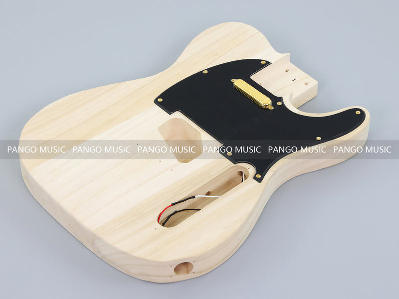 Pango Music TL Style Gold Hardware DIY Electric Guitar Kit (PTL-009)