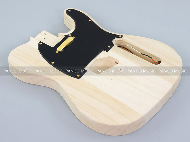 Pango Music TL Style Gold Hardware DIY Electric Guitar Kit (PTL-009)