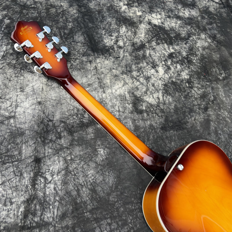 Pango Music Vintage Sunburst Resonator Electric Guitar (YMZ-015)