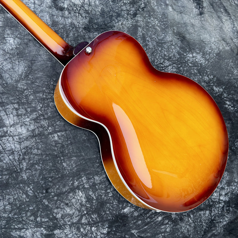 Pango Music Vintage Sunburst Resonator Electric Guitar (YMZ-015)