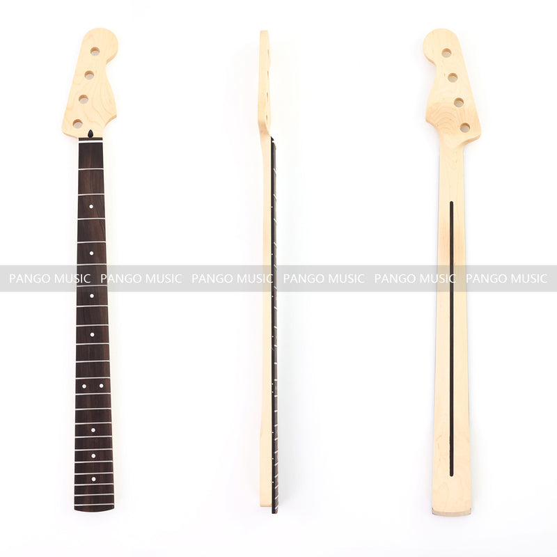 Pango PB-Style 4-String Bass Guitar Neck with Center Stripe & Satin Finish (PBN-001-S)