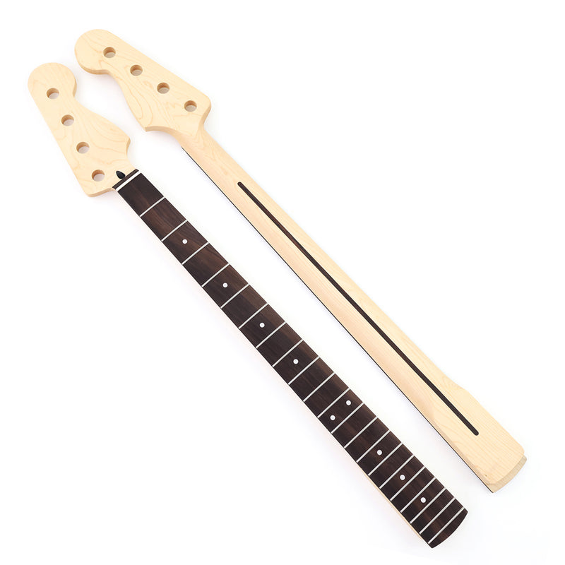 Pango PB-Style 4-String Bass Guitar Neck with Center Stripe & Satin Finish (PBN-001)