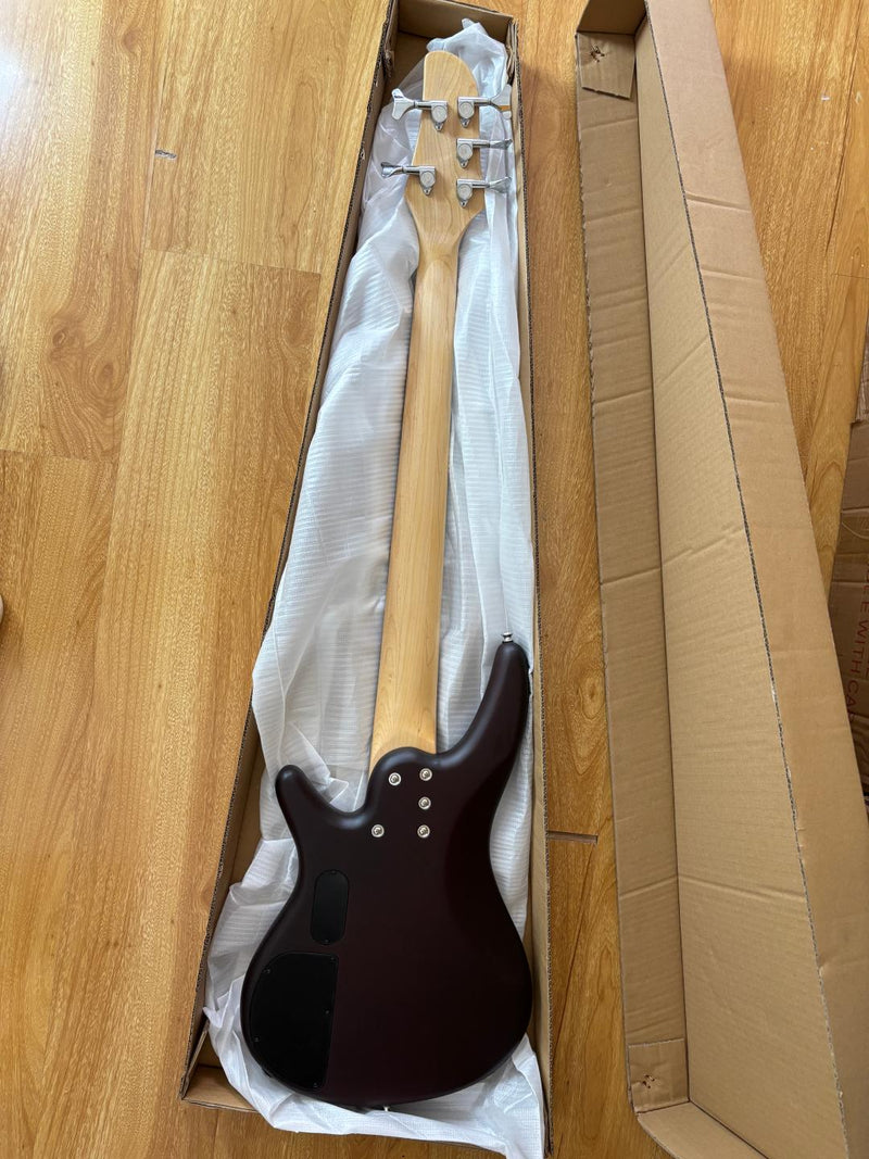 Pango Music 5 String Alder Body Electric Bass Guitar with Satin Black Finish (LEB-453)