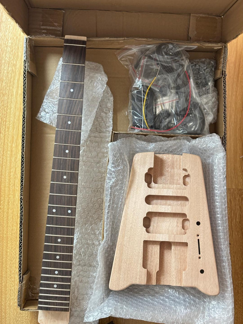 Pango Music Headless Electric Guitar Kit with Double Locking Tremolo (PWY-438X)