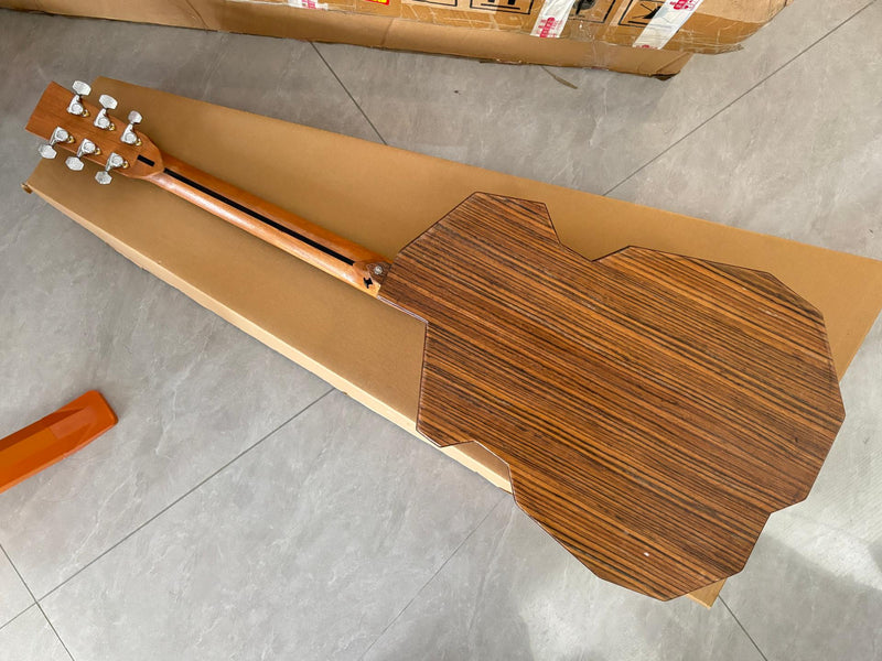 Pango Music Mortise-Tenon Joinery All-Solid Acoustic Guitar with Unique Geometric Body (MT-850, Limited Edition)