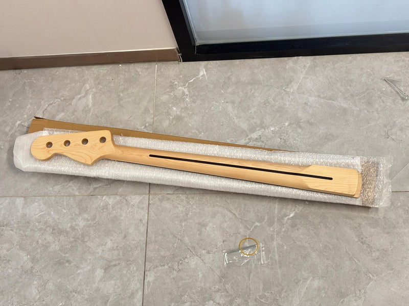Pango PB-Style 4-String Bass Guitar Neck with Center Stripe & Satin Finish (PBN-001)