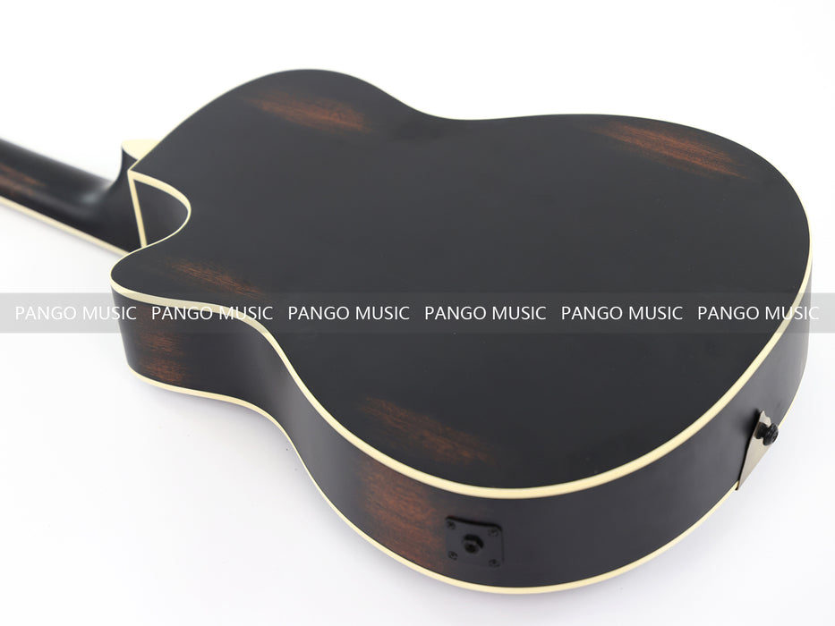 Pango Music Resonator Electric Acoustic Guitar (HD-40CEW)