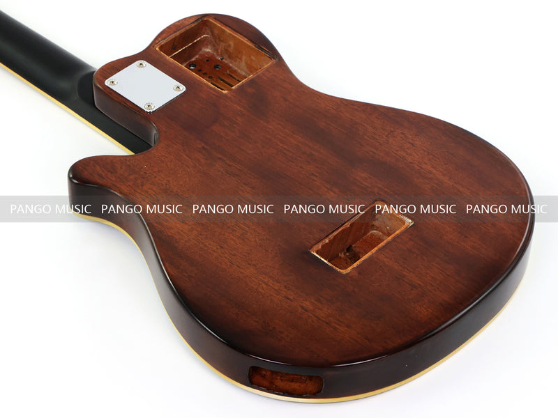 Pre-Finished Gloss Blue Burst Silent Travel Guitar - Frets & Neck Plate Installed, No Additional Parts or Electronics(PJY-004)