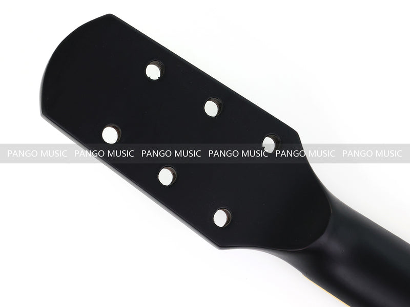 Pre-Finished Matte Sunburst Silent Travel Guitar - Frets & Neck Plate Installed, No Additional Parts or Electronics(PJY-005)