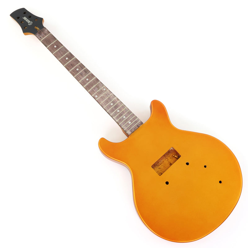 Pre-Finished Satin Copper Orange DIY Electric Guitar Kit (RTA-013)