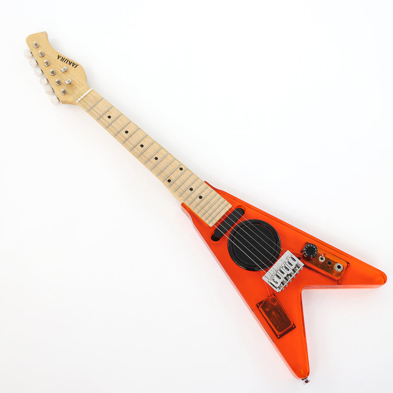 Red Acrylic Body Travel Electric Guitar (C253, only 1)