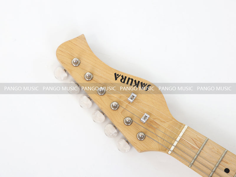 Red Acrylic Body Travel Electric Guitar (C253, only 1)