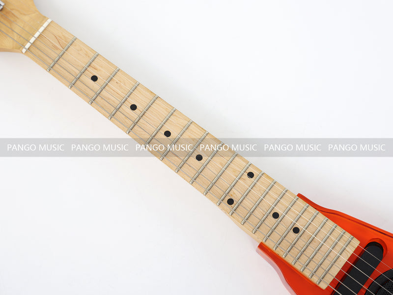 Red Acrylic Body Travel Electric Guitar (C253, only 1)