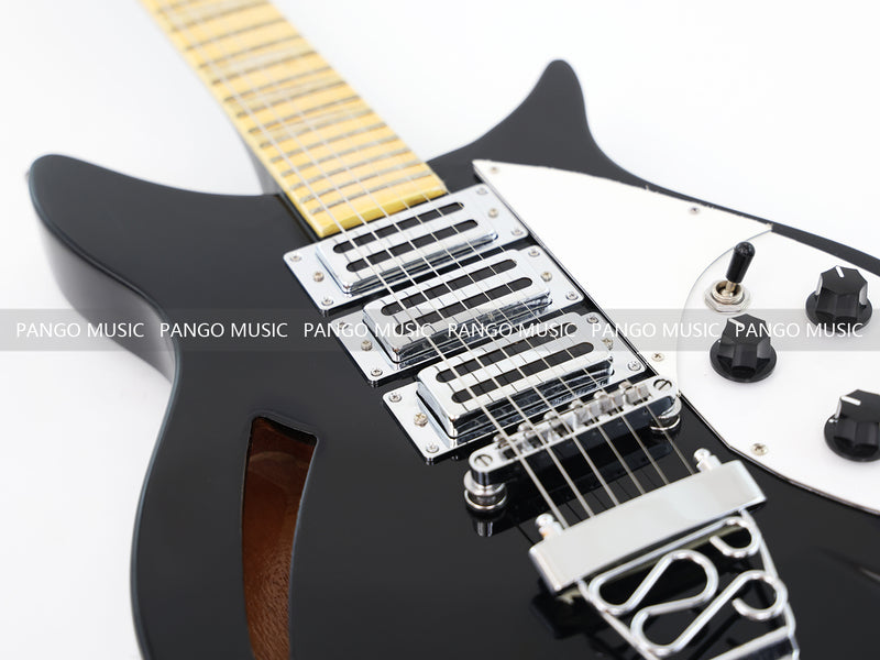 Rick Style Black Electric Guitar (RICK-01, Limited Edition, Flash Sale)