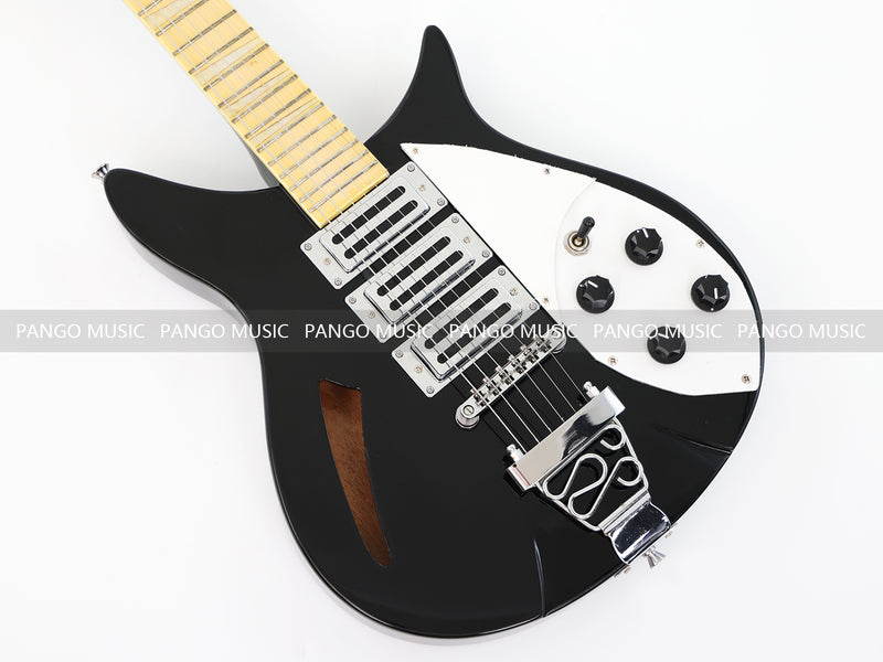Rick Style Black Electric Guitar (RICK-01, Limited Edition, Flash Sale)