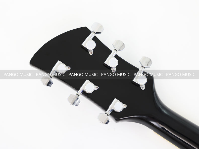 Rick Style Black Electric Guitar (RICK-01, Limited Edition, Flash Sale)