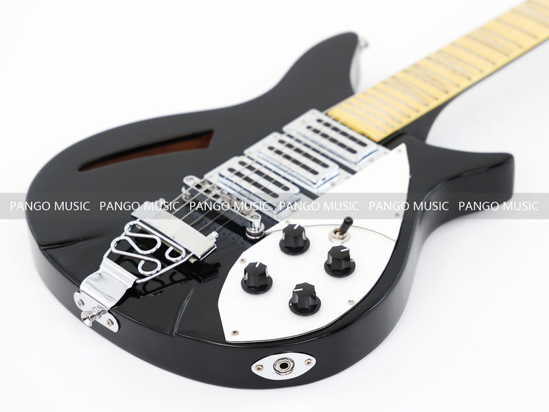 Rick Style Black Electric Guitar (RICK-01, Limited Edition, Flash Sale)