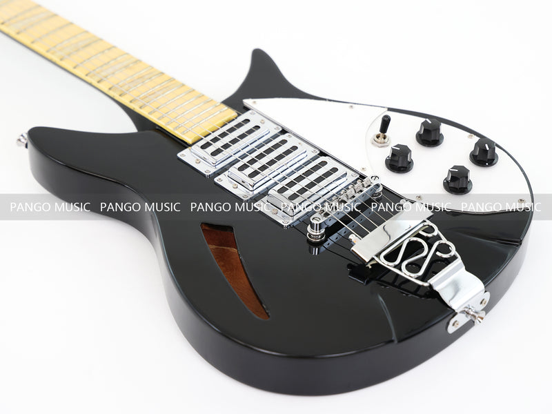 Rick Style Black Electric Guitar (RICK-01, Limited Edition, Flash Sale)