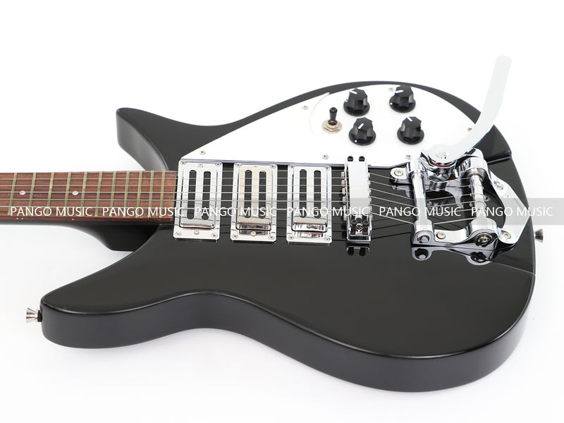 Rick Style Black Electric Guitar (RICK-02, , Limited Edition, Flash Sale)