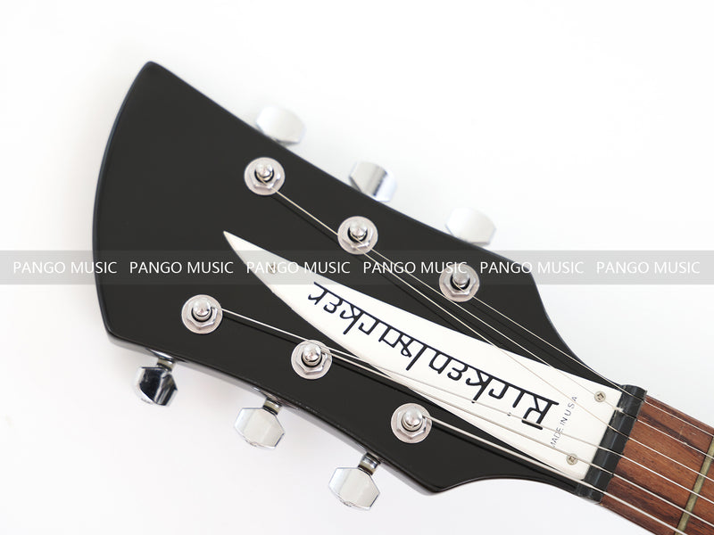 Rick Style Black Electric Guitar (RICK-02, , Limited Edition, Flash Sale)