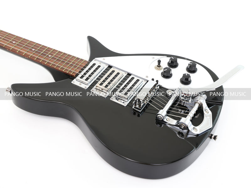 Rick Style Black Electric Guitar (RICK-02, , Limited Edition, Flash Sale)