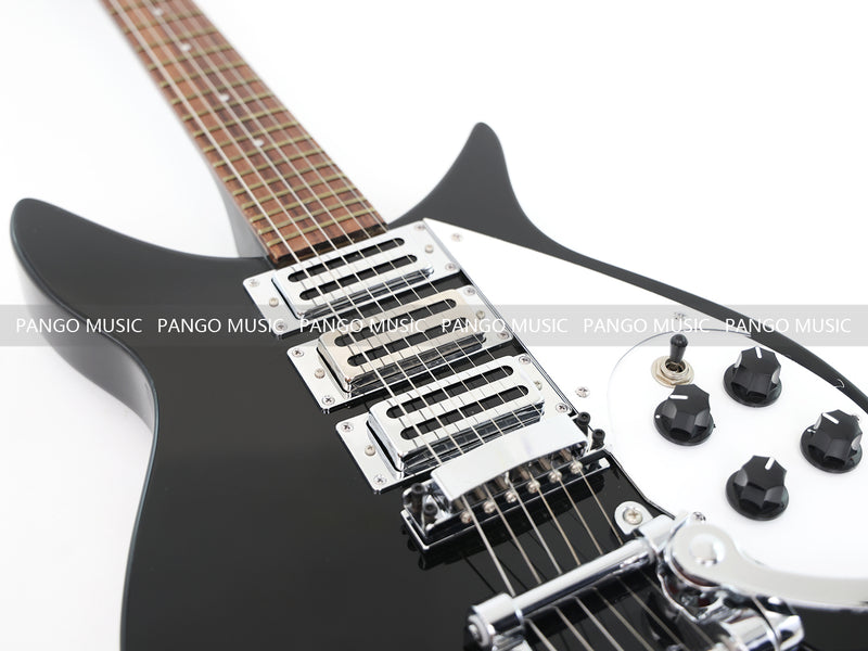 Rick Style Black Electric Guitar (RICK-02, , Limited Edition, Flash Sale)