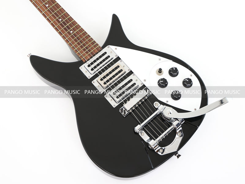 Rick Style Black Electric Guitar (RICK-02, , Limited Edition, Flash Sale)