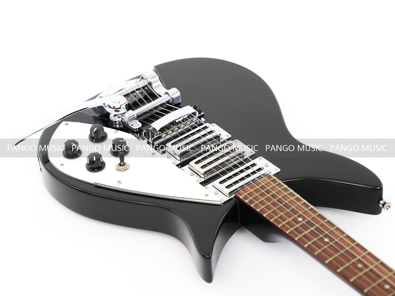 Rick Style Black Electric Guitar (RICK-02, , Limited Edition, Flash Sale)