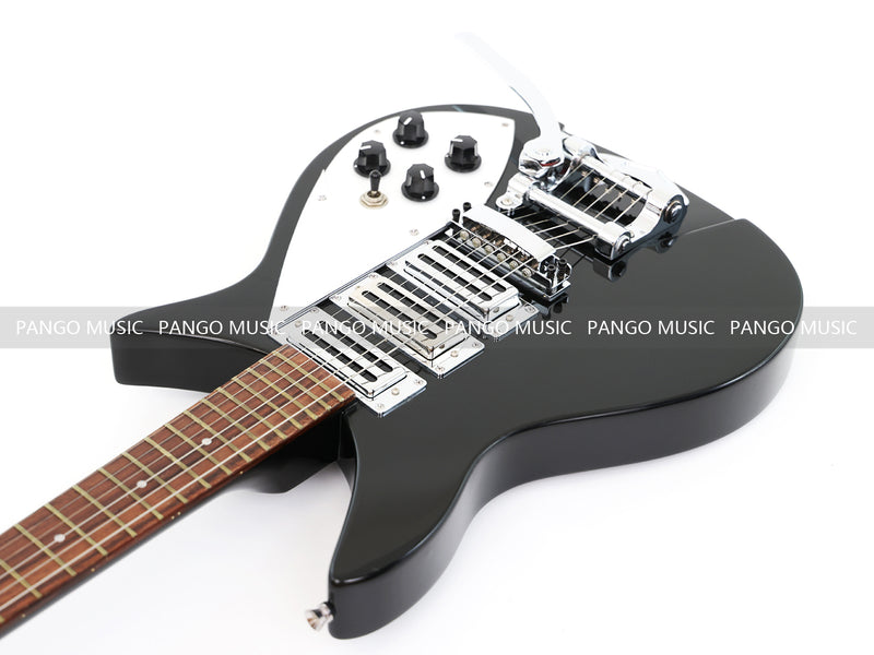 Rick Style Black Electric Guitar (RICK-02, , Limited Edition, Flash Sale)
