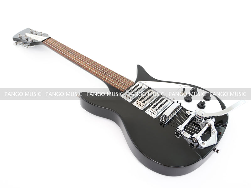 Rick Style Black Electric Guitar (RICK-02, , Limited Edition, Flash Sale)