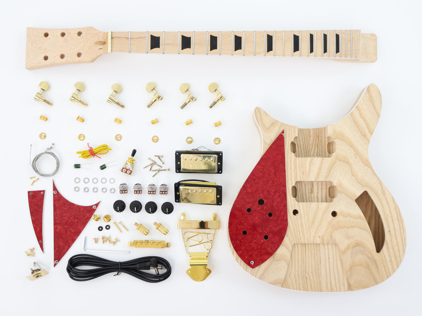 Homemade Rickenbacker Rickenbacker style DIY Electric Guitar Kit — Guitar Kit Shop