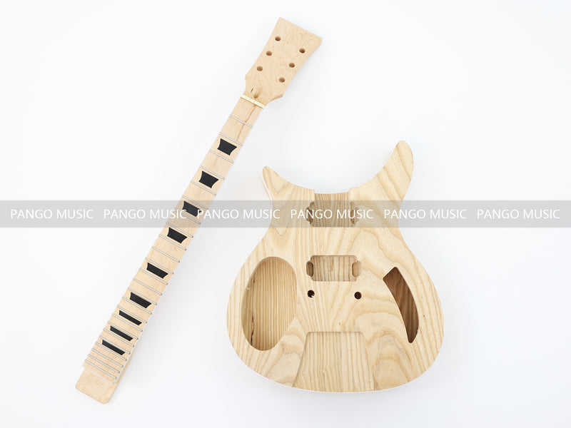Rick Style Left Hand Ash Body DIY Electric Guitar Kit (LRF-033, Limited Edition)
