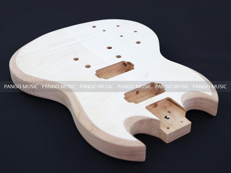 SG Style Left Hand Alder Body DIY Electric Guitar Kit (LRF-043, Limited Edition)