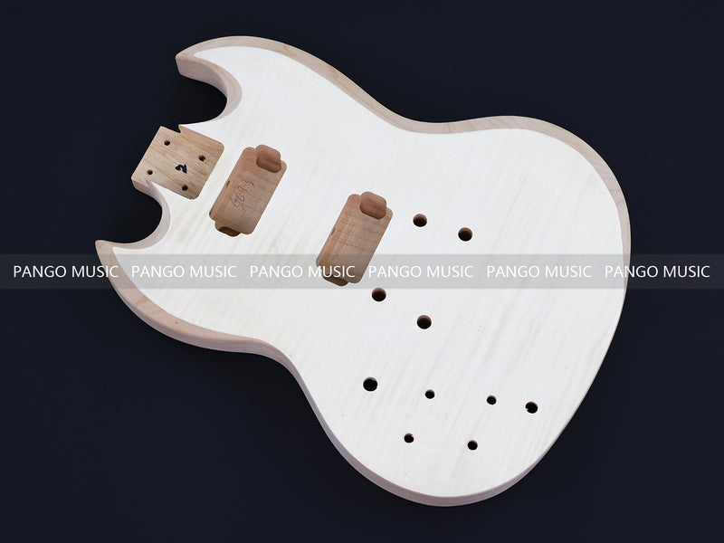 SG Style Left Hand Alder Body DIY Electric Guitar Kit (LRF-043, Limited Edition)