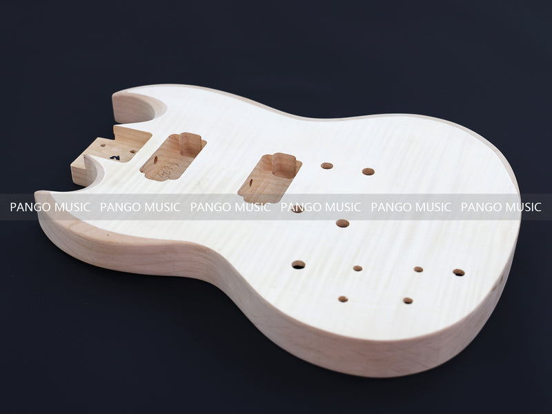 SG Style Left Hand Alder Body DIY Electric Guitar Kit (LRF-043, Limited Edition)