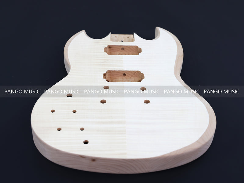 SG Style Left Hand Alder Body DIY Electric Guitar Kit (LRF-043, Limited Edition)